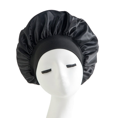 Bonnet en Satin 2-en-1 – Douche & Nuit, Protection Cheveux