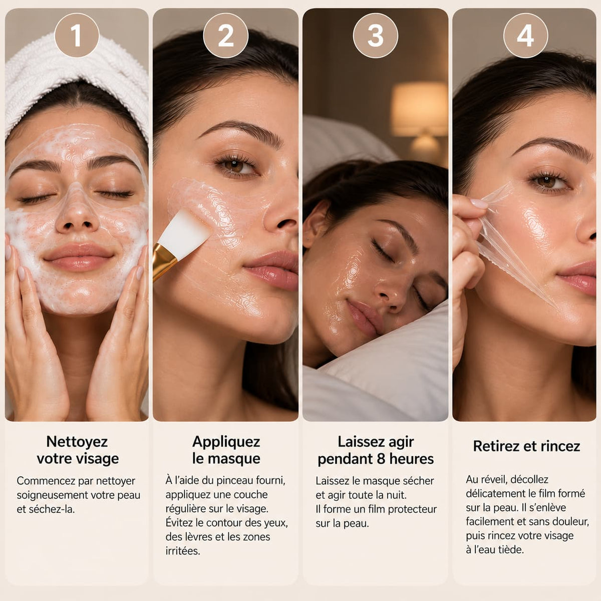 Masque de Nuit Hydratant & Exfoliant